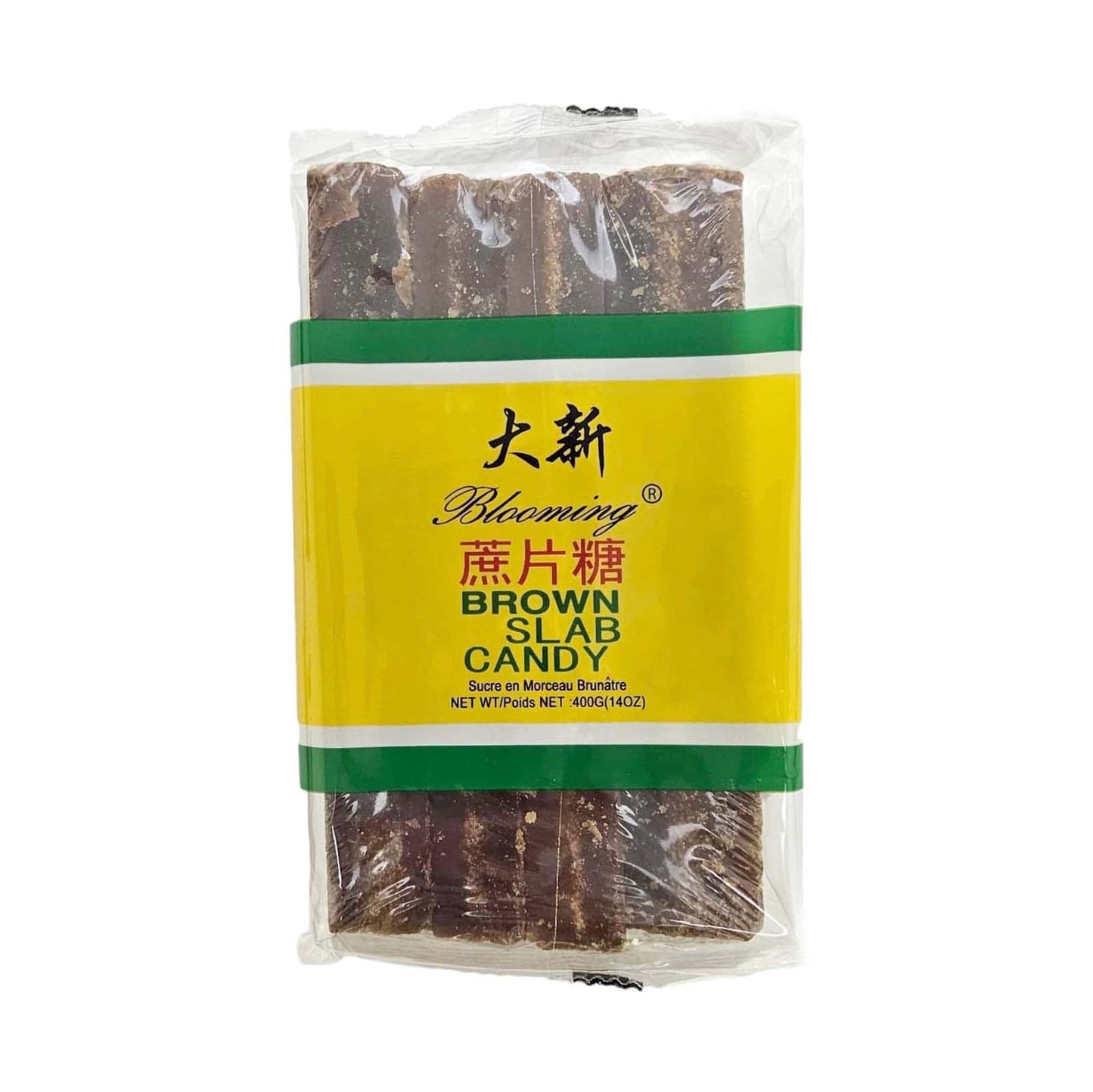 BLOOMING  BROWN SLAB CANE SUGARCANE SLICE 大新 蔗片糖(400 G)