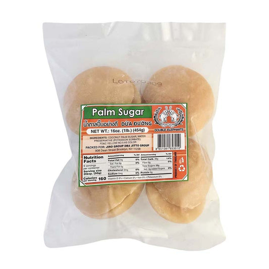 DOUBLE ELEPHAN COCONUT SUGAR 雙象  椰糖(454 G)