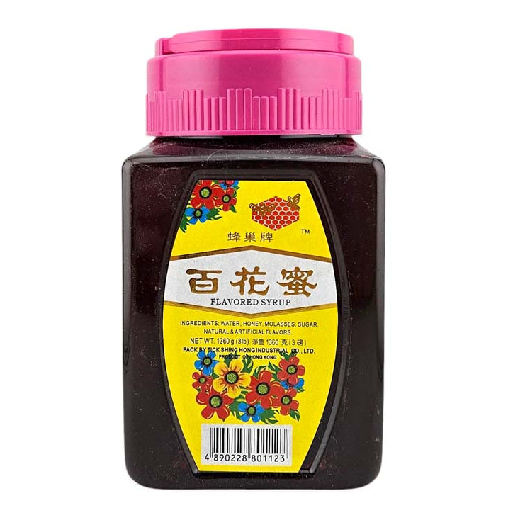 BEE'S WHITE ROSE FLAVORED HONEY 蜂巢 百花蜜糖(6x3LB)