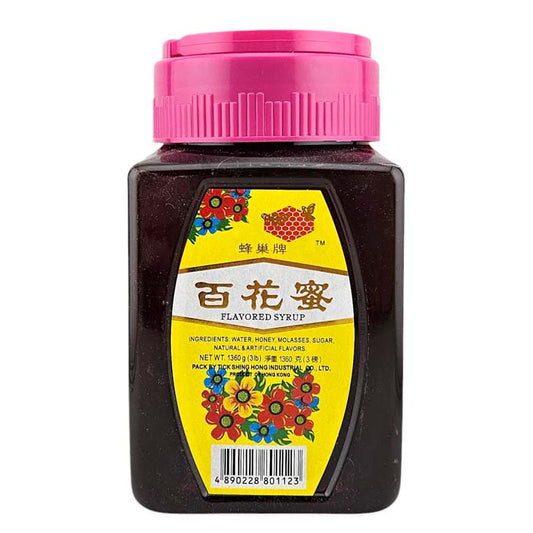 BEE'S WHITE ROSE FLAVORED HONEY 蜂巢 百花蜜糖(6x3LB)