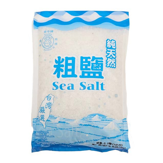 GOLDEN BUFFALO NATURAL SEA SALT 金牛 粗鹽(2.2 LB)