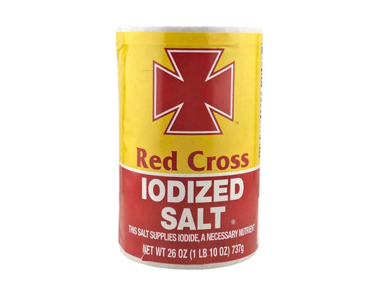 RED CROSS IODIZED SALT 紅十字 檯用鹽(26 OZ)