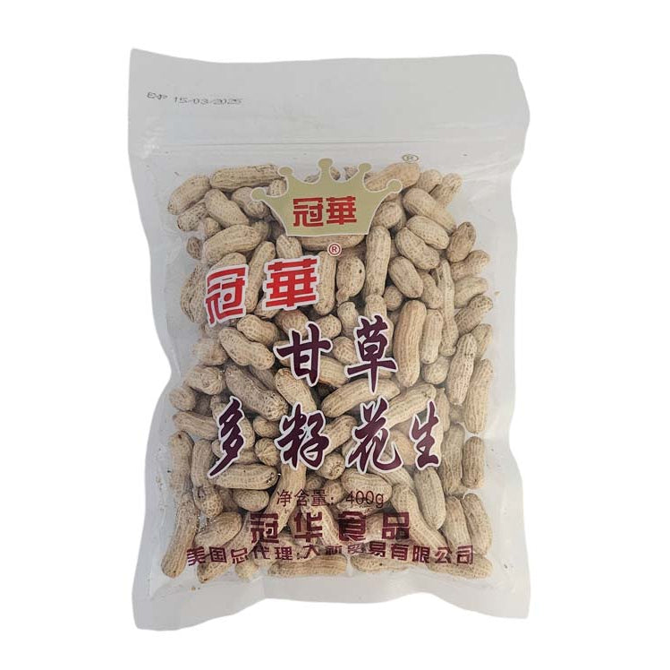 GUANG HUA ROASTED PEANUTS 冠華 甘草多籽花生(400 G)