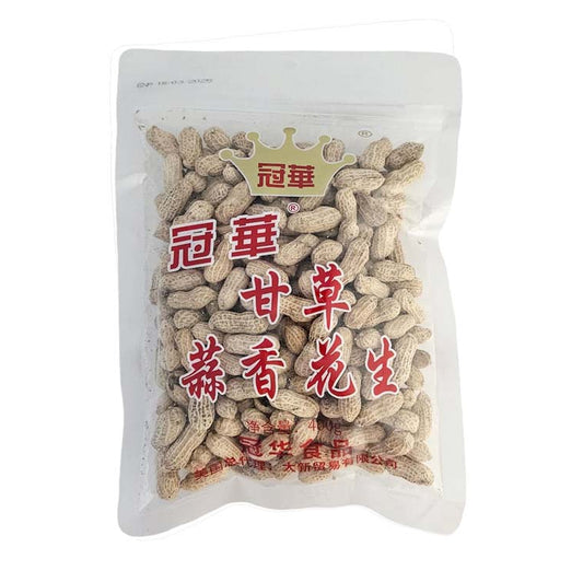 GUANG HUA ROASTED PEANUTS (GARLIC FRAGRANCE)冠 華  甘草蒜香花生(400 G)