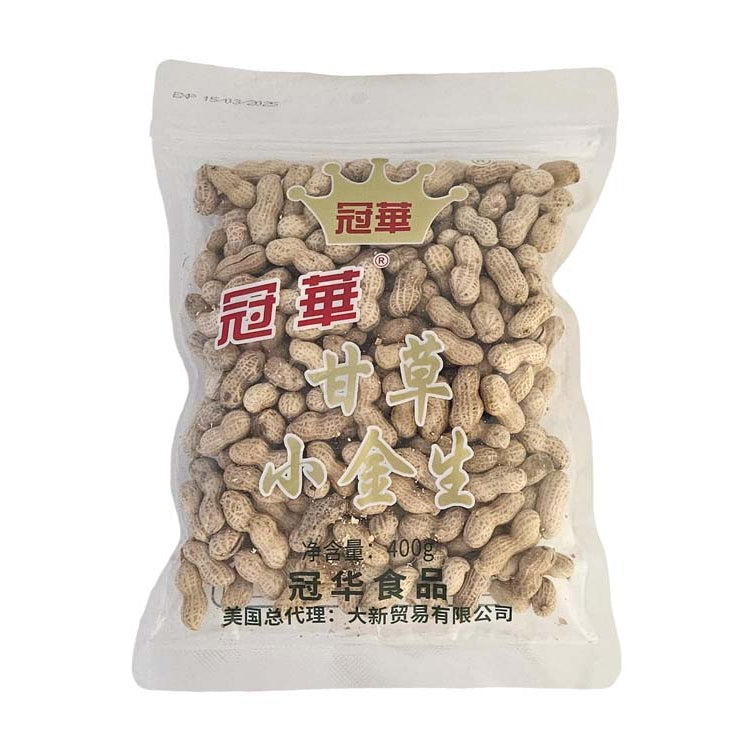 GUANG HUA ROASTED PEANUTS (SMALLER) 冠華 甘草小金生花生(400 G)