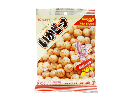 KASUGAI EX SQUID PEANUT CRACKER 春日井 魷魚花生(2.18 OZ)