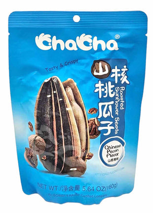 CHA CHA ROASTED SUNFLOWER SEEDS (CHINESE PECAN FLAVOR)洽洽 山核桃味瓜子(5.65 OZ)