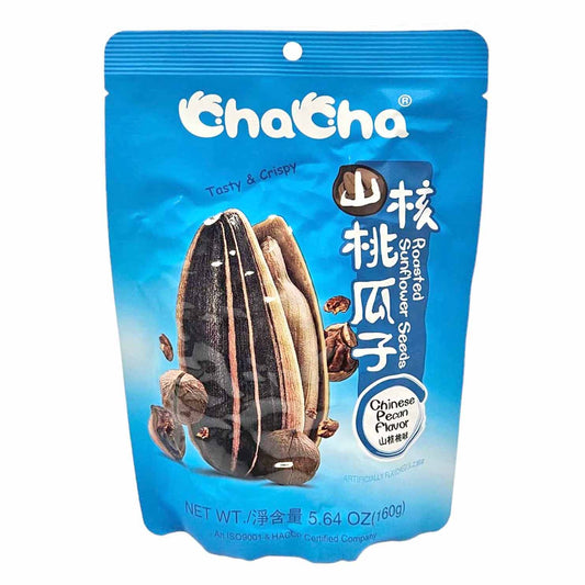 CHA CHA ROASTED SUNFLOWER SEEDS (CHINESE PECAN FLAVOR)洽洽 山核桃味瓜子(5.65 OZ)