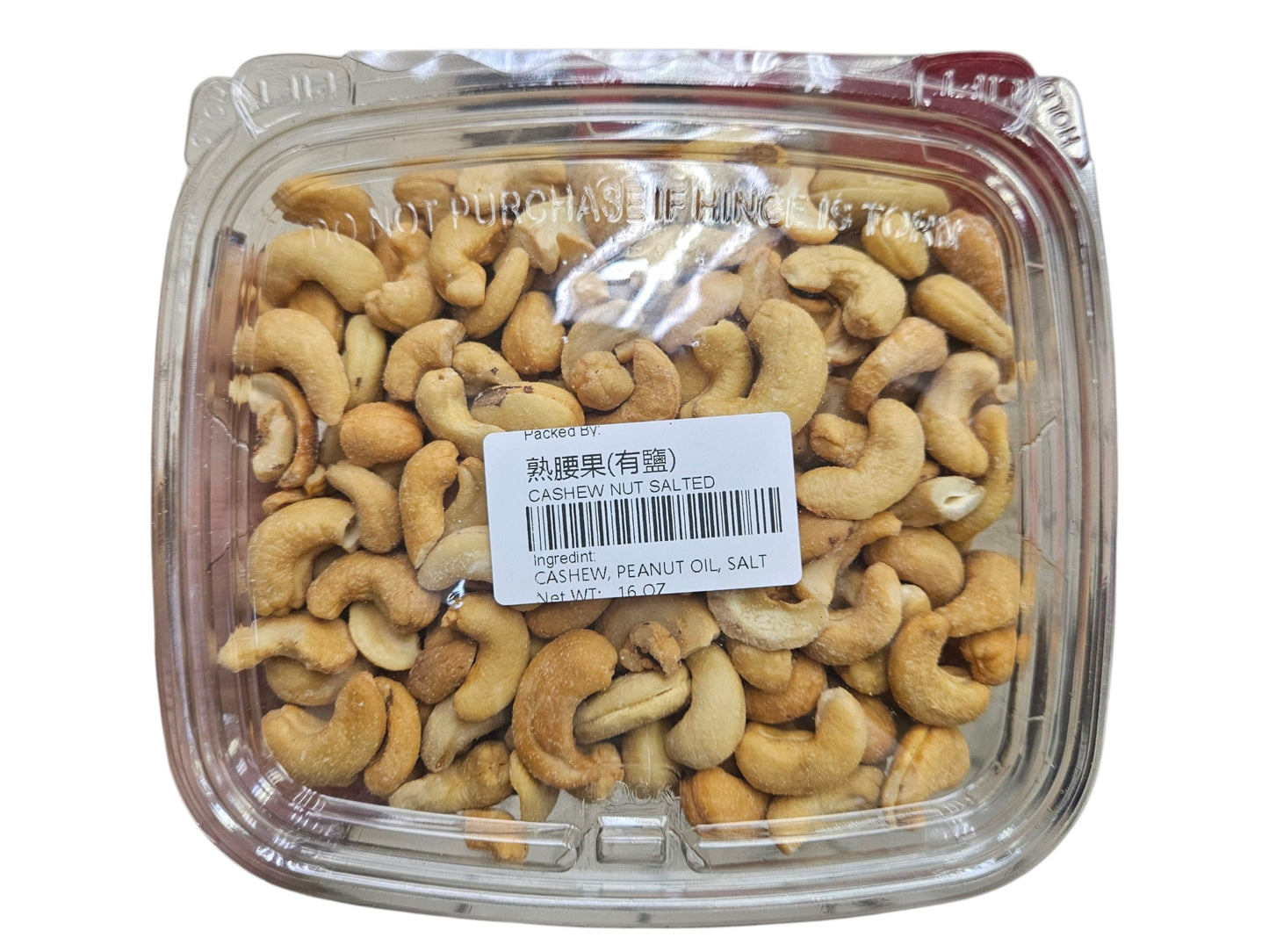 CASHEW NUT SALTED 熟腰果240*有鹽*（25LB）