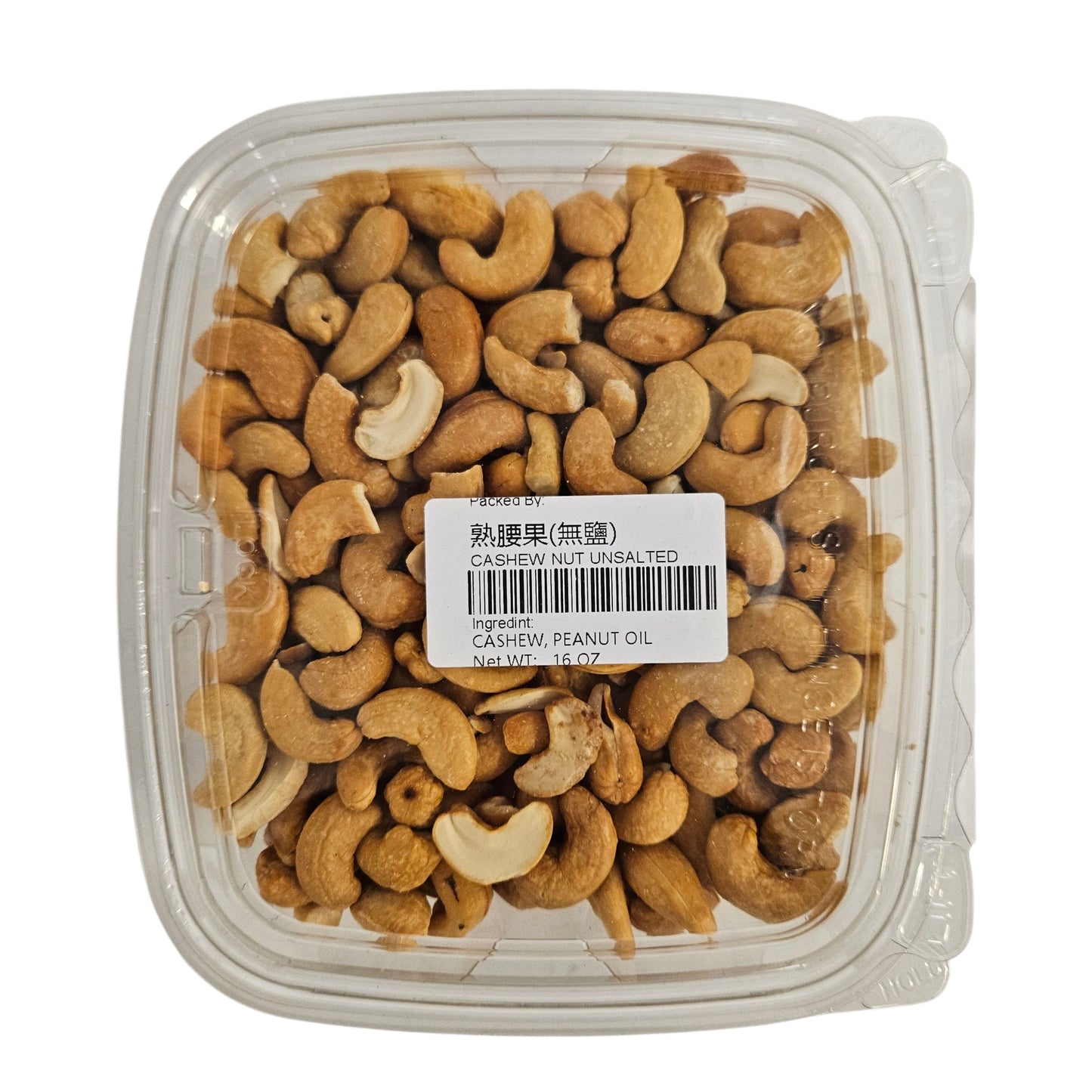 CASHEW NUT UNSALTED 熟腰果240*無鹽*(25LB)