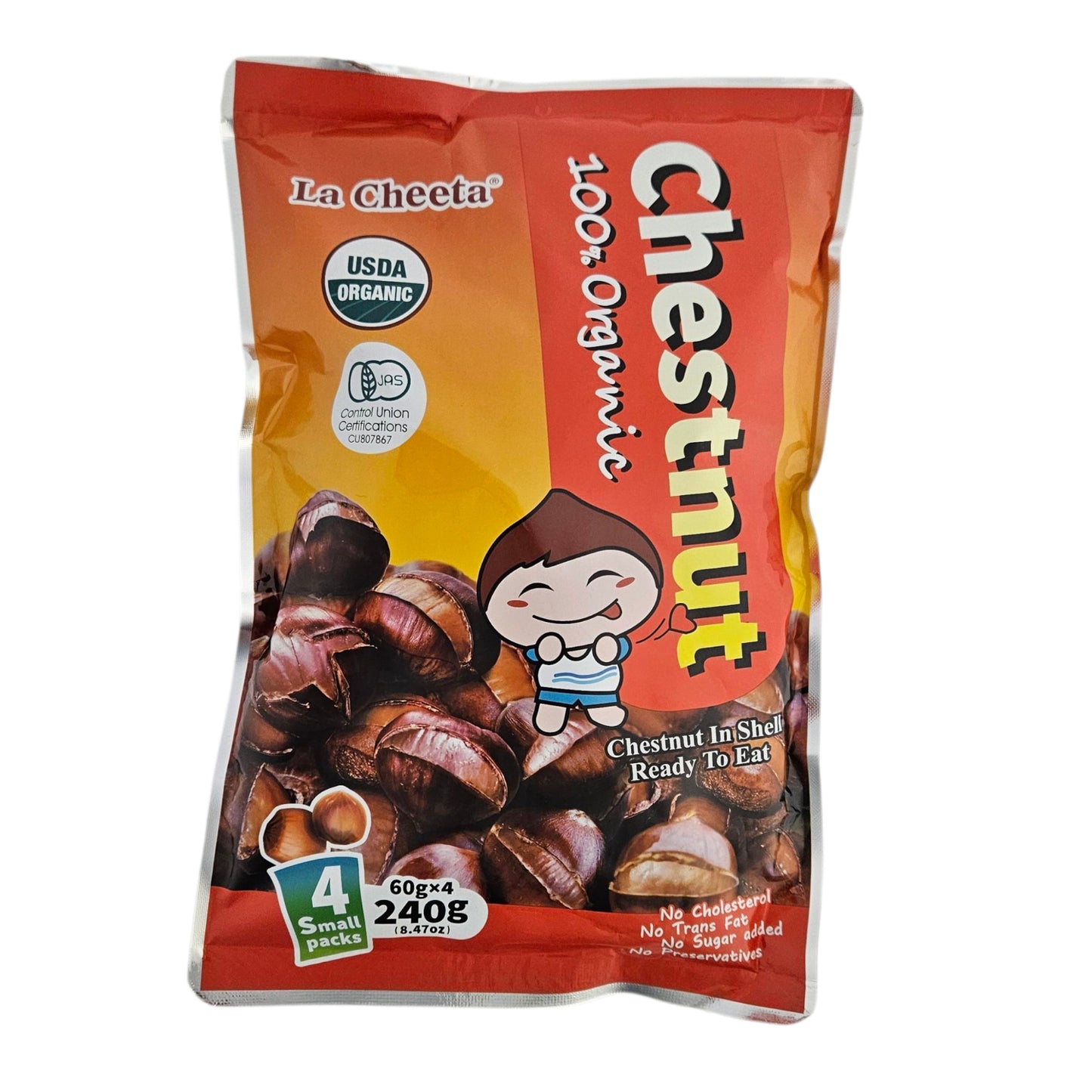 LA CHEETA ROASTED CHESNUT 有機有殼栗子肉*即食*(240 G)