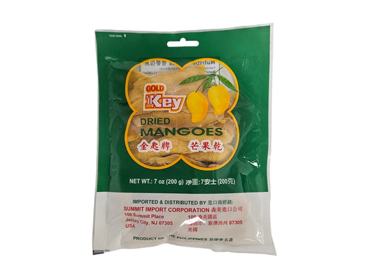 GOLD KEY DRIED MANGOES 金匙 芒果乾(7 OZ)