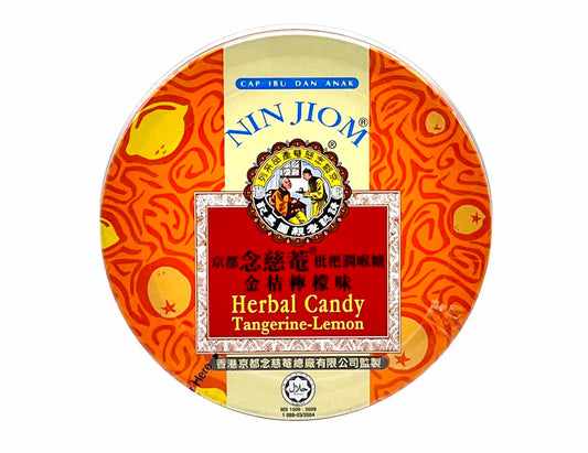 HERBAL CANDY *TANGERINE-LEMON* 京都念慈菴 柑桔檸檬枇杷潤喉糖（60 G）