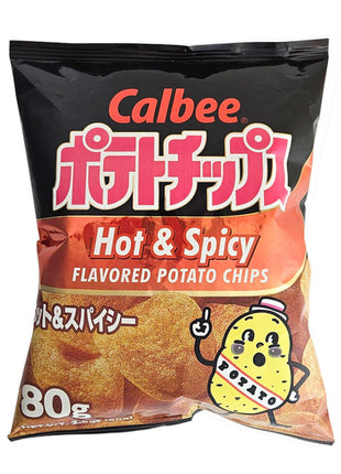 CALBEEHOT & SPICY POTATO CHIPS 卡樂B 辣味薯片(2.8 OZ)