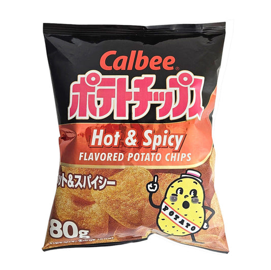 CALBEEHOT & SPICY POTATO CHIPS 卡樂B 辣味薯片(2.8 OZ)