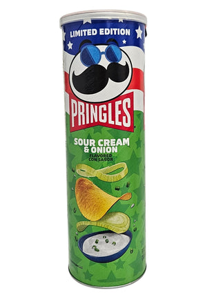 PRINGLES SOUR CREAM & ONION POTATO CRISPS 品客 薯片*洋蔥味*（158 G）