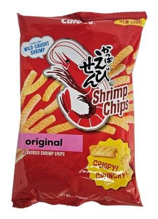 CALBEE BAKED SHRIMP FLAVOR CHIPS 卡樂 日本蝦條(4 OZ)
