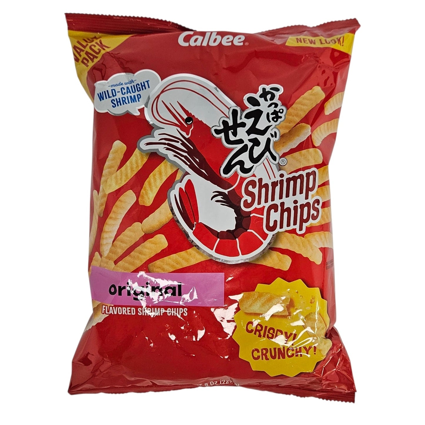 CALBEE SHRIMP CHIPS FAMILY PACK 卡樂B 日本蝦條（8 OZ）