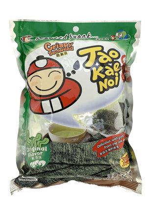 TAOKAENOI CRISPY SEAWEED ORIGINAL FLAVOR 小老闆 紫菜*原味*(32 G)