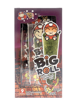 TAOKAENOI GRILLED SEAWEED ROLL(BBQ) 小老闆 紫菜卷*燒烤味*盒裝（9'Sx3 G）