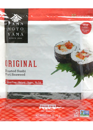 YAMA MOTO YAMA SUSHI NORI ORIGINAL VP 山本山 壽司紫菜(30'S)