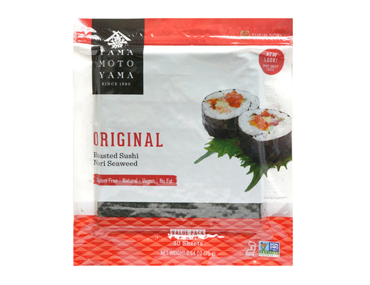 YAMA MOTO YAMA SUSHI NORI ORIGINAL VP 山本山 壽司紫菜(30'S)