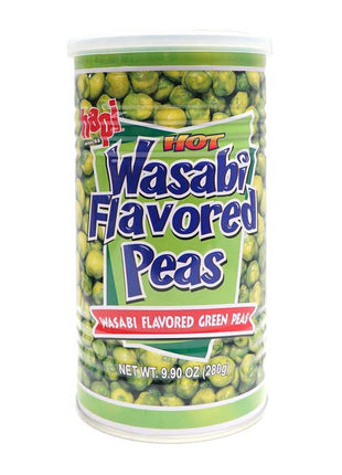 HAPI WASABI COATED GREEN PEAS 芥茉青豆*罐裝*(9.9 OZ)
