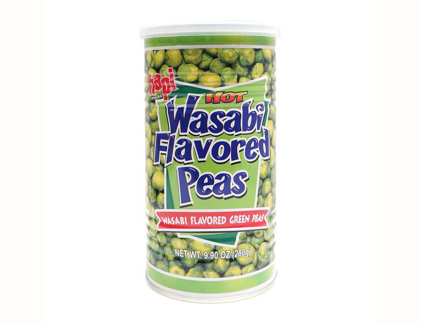 HAPI WASABI COATED GREEN PEAS 芥茉青豆*罐裝*(9.9 OZ)