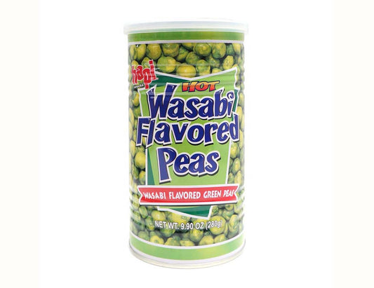 HAPI WASABI COATED GREEN PEAS 芥茉青豆*罐裝*(9.9 OZ)