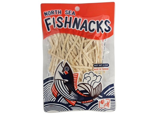 TAIWAN NORTH SEA FISHNACKS 臺灣 北海魚絲(2 OZ)