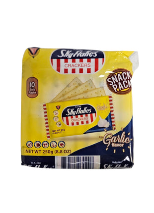 SKY FLAKE CRACKERS (GARLIC) 空中霸王(蒜味)10x25G
