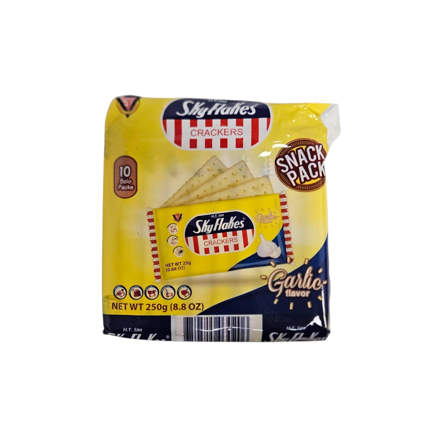 SKY FLAKE CRACKERS (GARLIC) 空中霸王(蒜味)10x25G