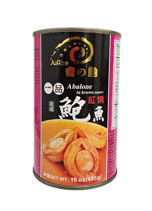 JUABE ABALONE IN BROWN SAUCE 吉之鮑 一品紅燒鮑魚*6頭*(15 OZ)
