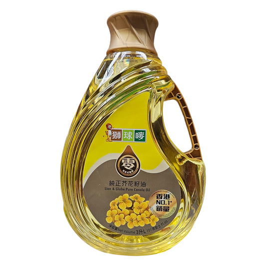 LION PURE CANOLA OIL 獅球嘜 純正芥花籽油(3 LTR)