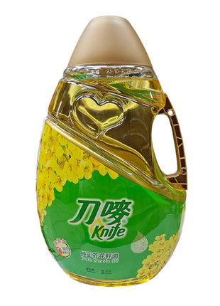 KNIFE BRAND PURE CANOLA OIL 刀 嘜 純正芥花籽油 (3 LTR)