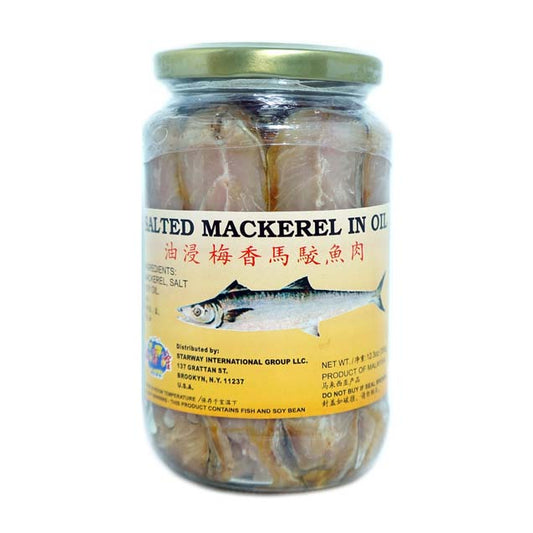 HAI CHANG LONG SALTED MACKEREL IN OIL 海昌隆 油浸馬鮫魚肉(12 OZ)