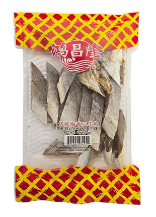 H.C.L DRIED CROAKE FISH 鴻昌隆 切條梅香三牙魚 (6 OZ)
