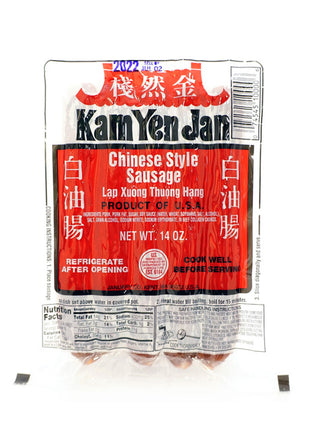 KAM YEN JAN CHINESE STYLE SAUSAGE 金然棧 白油腸(12 OZ)