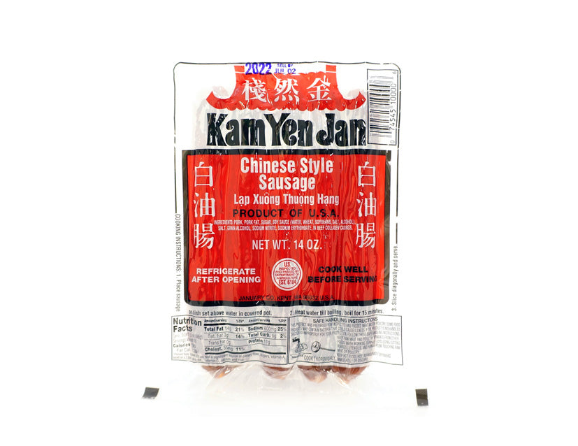 KAM YEN JAN CHINESE STYLE SAUSAGE 金然棧 白油腸(12 OZ)