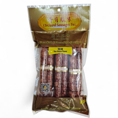 UNCOOKED CHINESE STYLE SAUSAGES SOY SAUCE FLAVOR 奇有 廣式臘腸*豉味*(14 OZ)