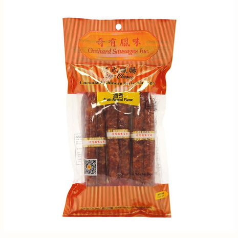 UNCOOKED CHINESE STYLE SAUSAGES GRAIN ALCOHOL FLAVOR 奇有 廣式臘腸*酒香*(14 OZ)