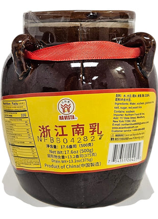 HAVISTA PRESERVED SOUTH BEAN  五谷豐 浙江南乳*呈裝*(500 G)