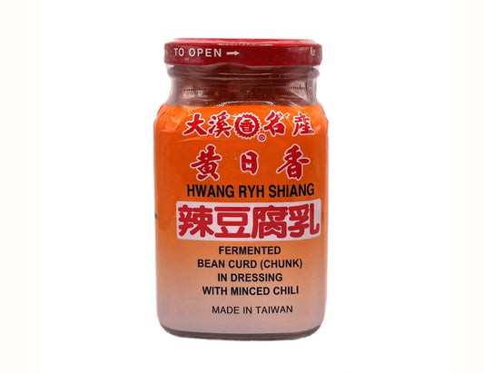 HWANG RYH SHIANG FERMENTED BEAN CURD IN LIQUID *SPICY* 黃日香 麻油辣腐乳