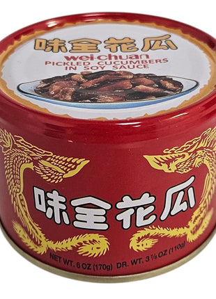 WEI CHUAN PICKLED CUCUMBERS IN SOY SAUCE 味全 花瓜(6 OZ)