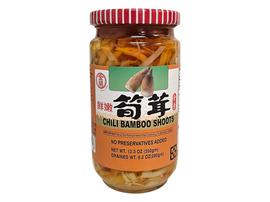KIM LAN CHILI BAMBOO SHOOT 金蘭 辣油筍茸(12 OZ)