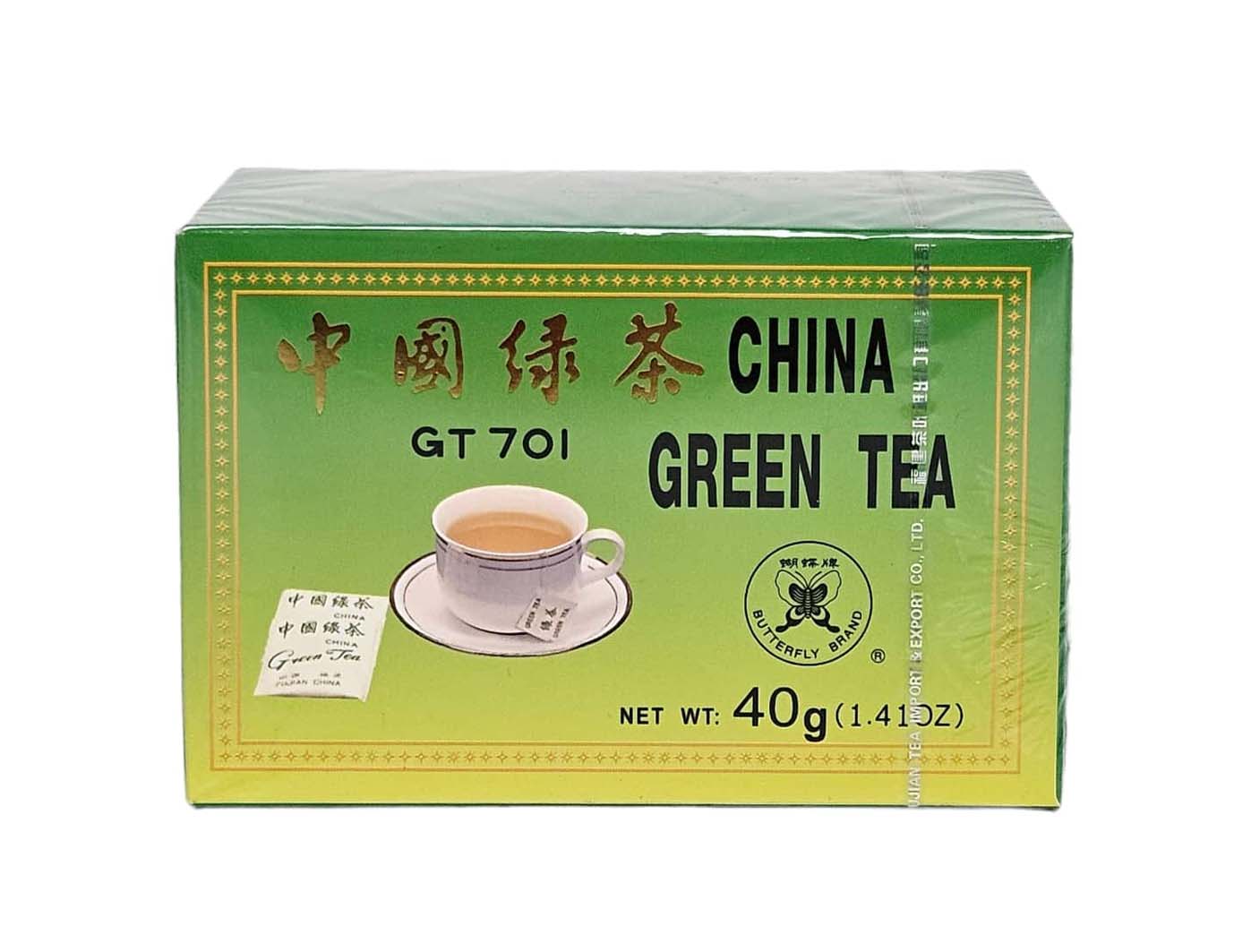 CHINA GREEN TEA 蝴蝶 中國綠茶包GT-701(20'S)