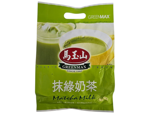 GREENMAX MATCHA MILK TEA 馬玉山 抹綠奶茶(16'Sx20 G)