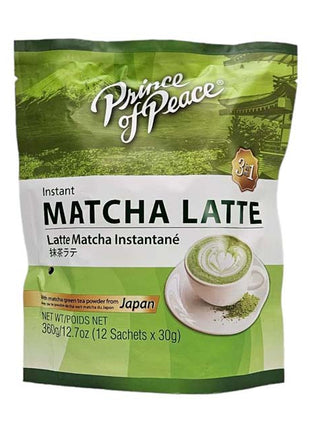 PRINCE OF PEACE MATCHA  LATTE 太子 抹茶奶茶*三合一*(12'Sx30 G)