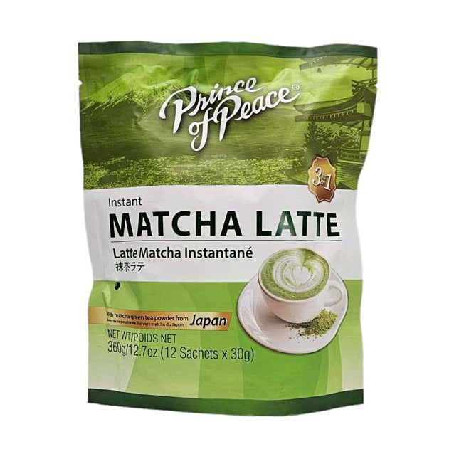 PRINCE OF PEACE MATCHA  LATTE 太子 抹茶奶茶*三合一*(12'Sx30 G)