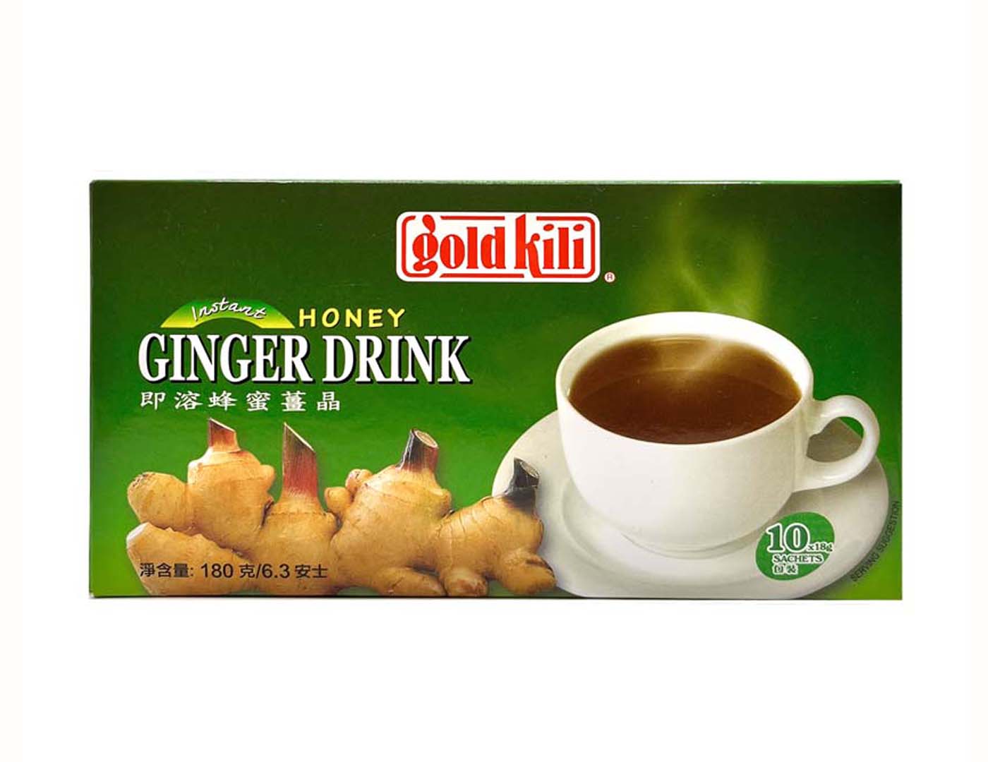 GOLD KILI INSTANT HONEY GINGER DRINK 金麒麟 即沖蜂蜜薑晶(10'S)